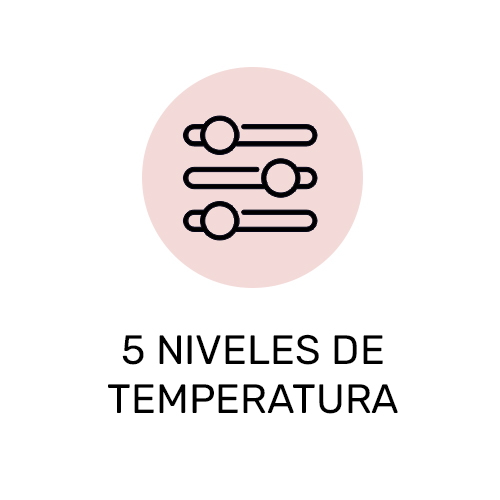 5 niveles de temperatura