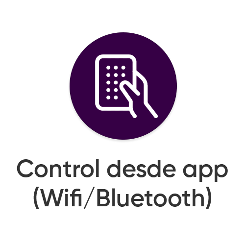 Control desde app (Wifi/Bluetooth)